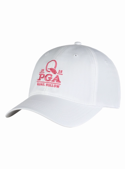 2025 PGA Championship White Ladies AeroSphere Tech Cap