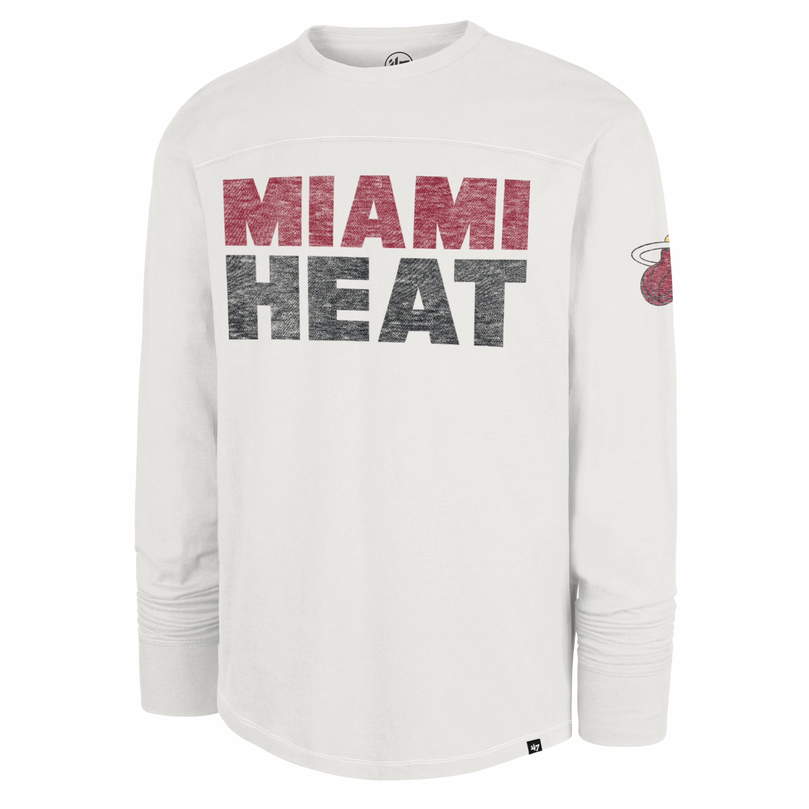 '47 Brand Miami HEAT Stack Long Sleeve Tee