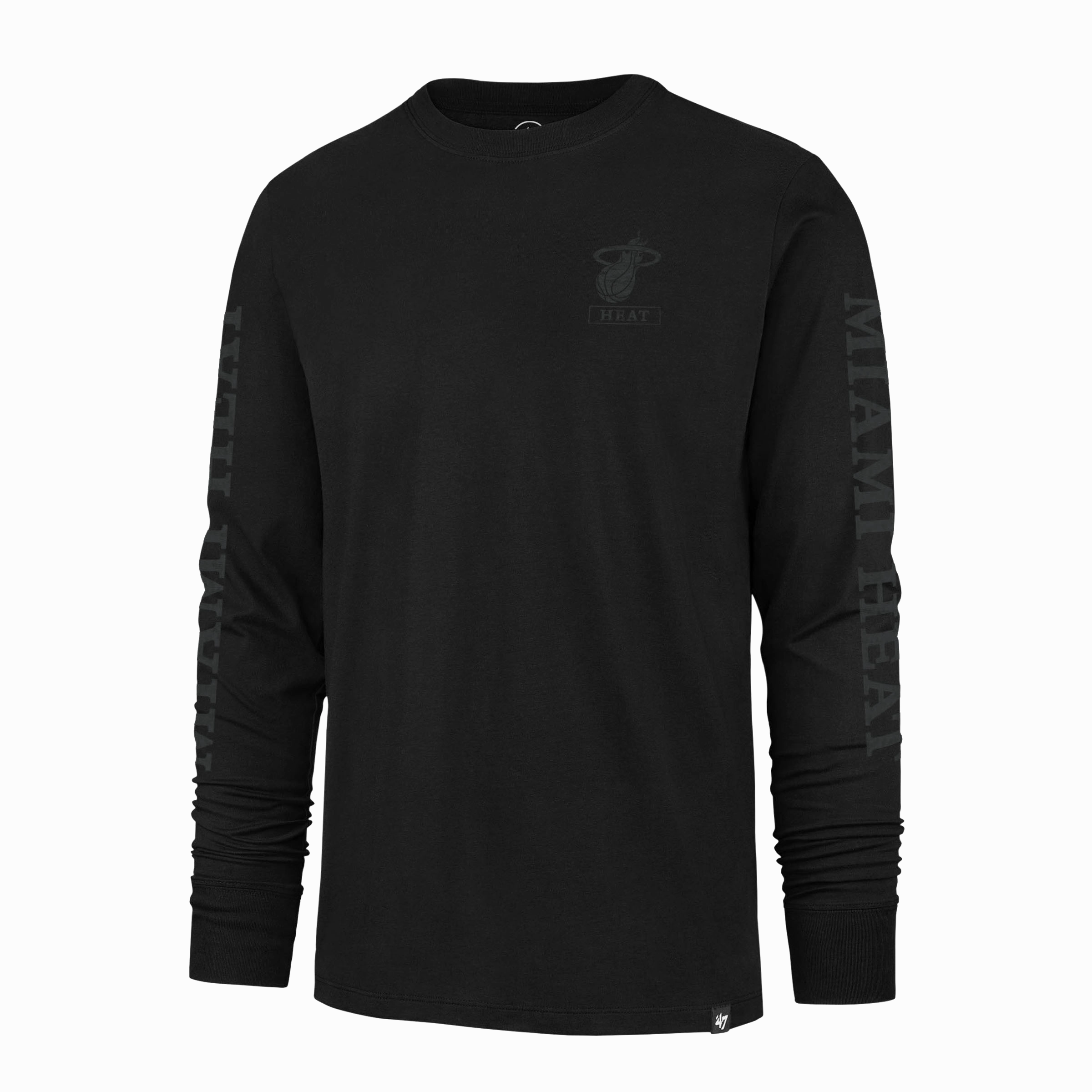 '47 Brand Miami HEAT Triple Down Long Sleeve Tee