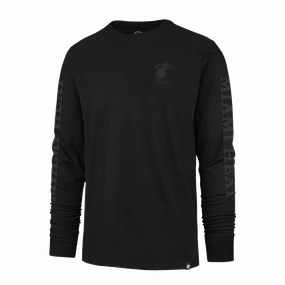 '47 Brand Miami HEAT Triple Down Long Sleeve Tee