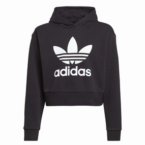 adidas - Girls' (Junior) Adicolor Cropped Hoodie (IJ9719)