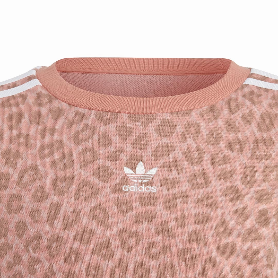 adidas - Girls' (Junior) Animal All Over Print Long Sleeve Dress (IJ0755)