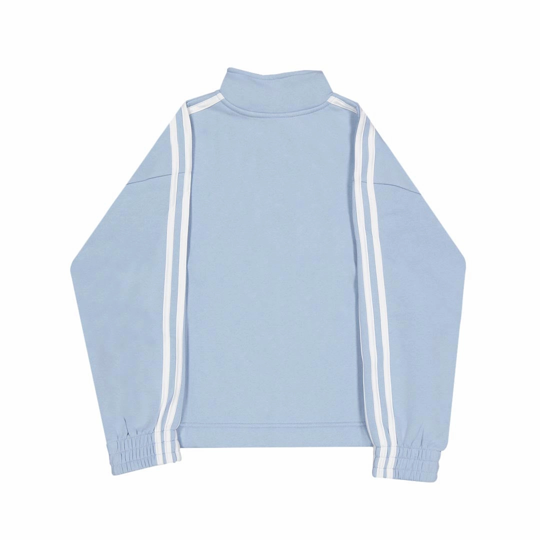 adidas - Kids' (Junior) 3 Stripe CTN Mockneck Pullover Sweatshirt (IQ5938)