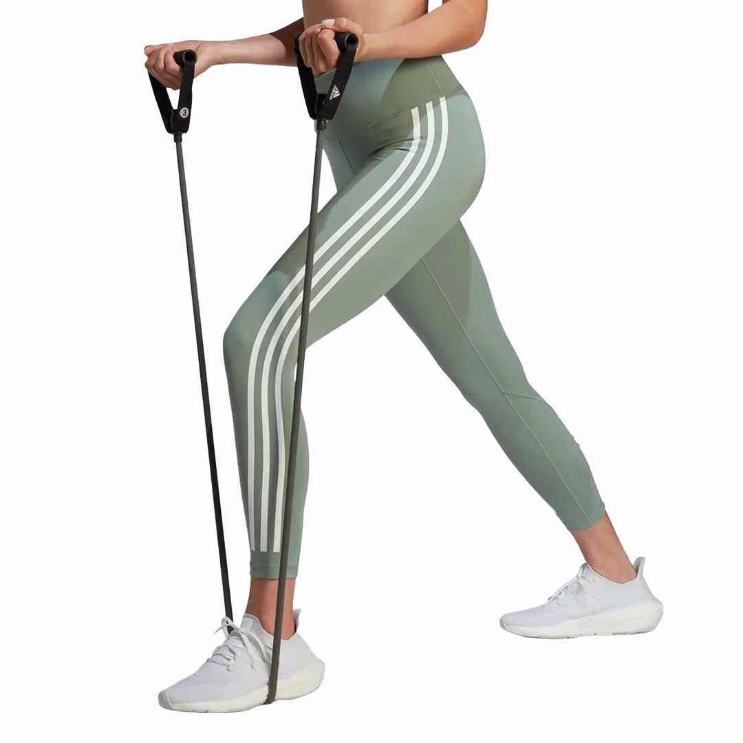 adidas - Women's Optime Train Icons 3-Stripes 7/8 Leggings (HR9595)