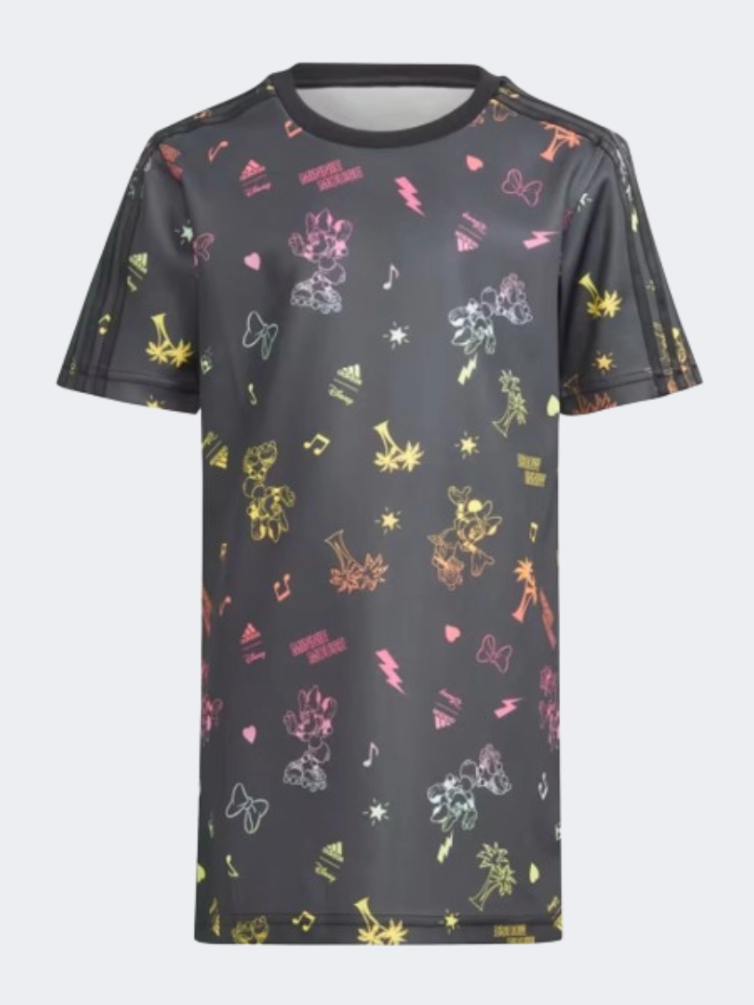 Adidas Disney Minnie Mouse Little Girls Sportswear Dress Black/Multicolor