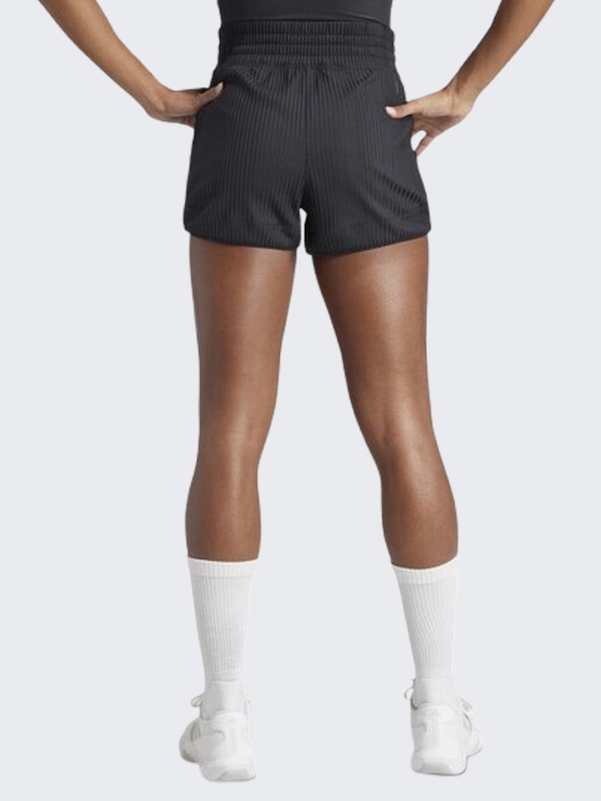Adidas Pacer Rib Women Training Short Black