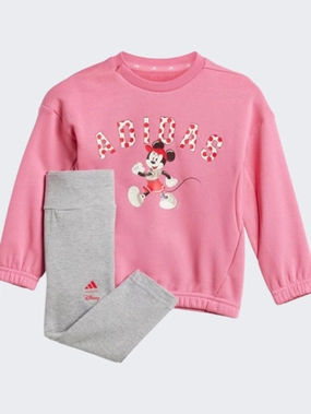 Adidas X Disney Minnie Mouse Baby Girls Sportswear Set Pnkfus/Multco/Purrub