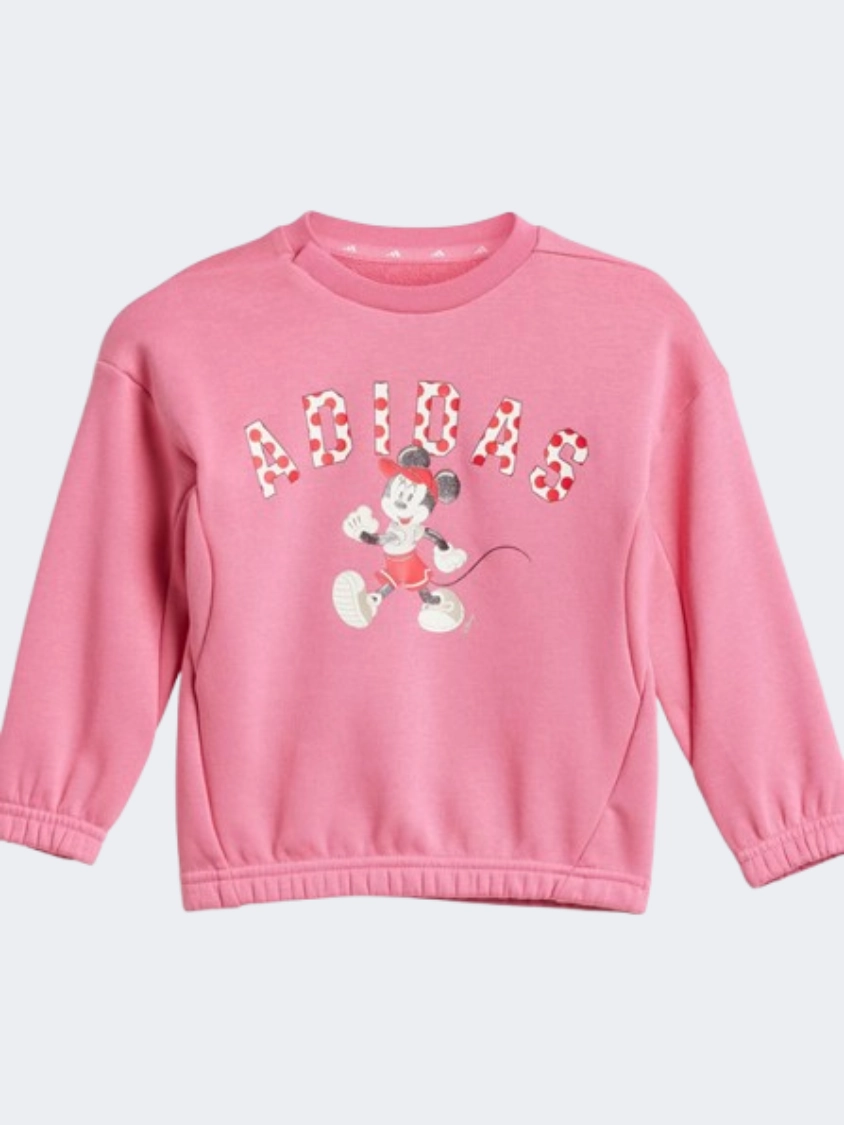 Adidas X Disney Minnie Mouse Baby Girls Sportswear Set Pnkfus/Multco/Purrub