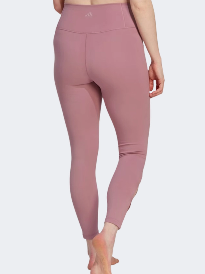 Adidas Yoga Seas 7/8 L Women Training Tight Wonder Orchid