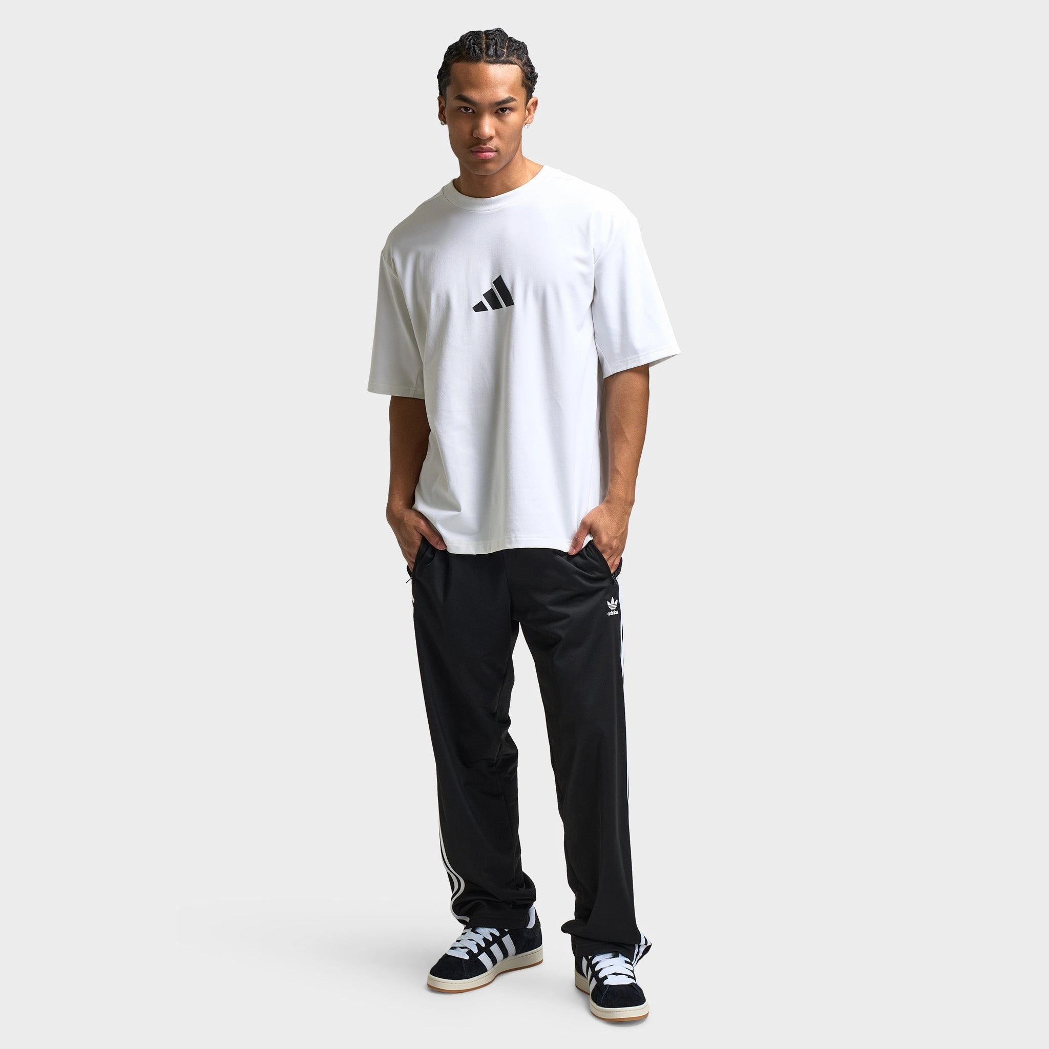 adidas Z.N.E. Loose-Fit T-Shirt / White
