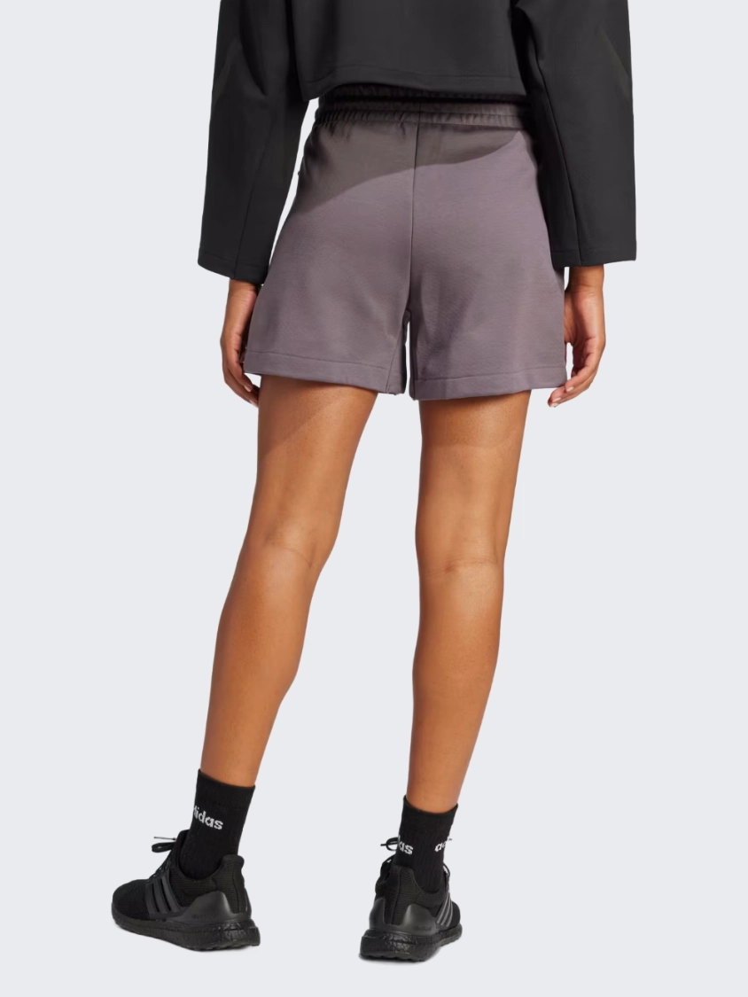 Adidas Z N E Women Sportswear Short Grey Strata
