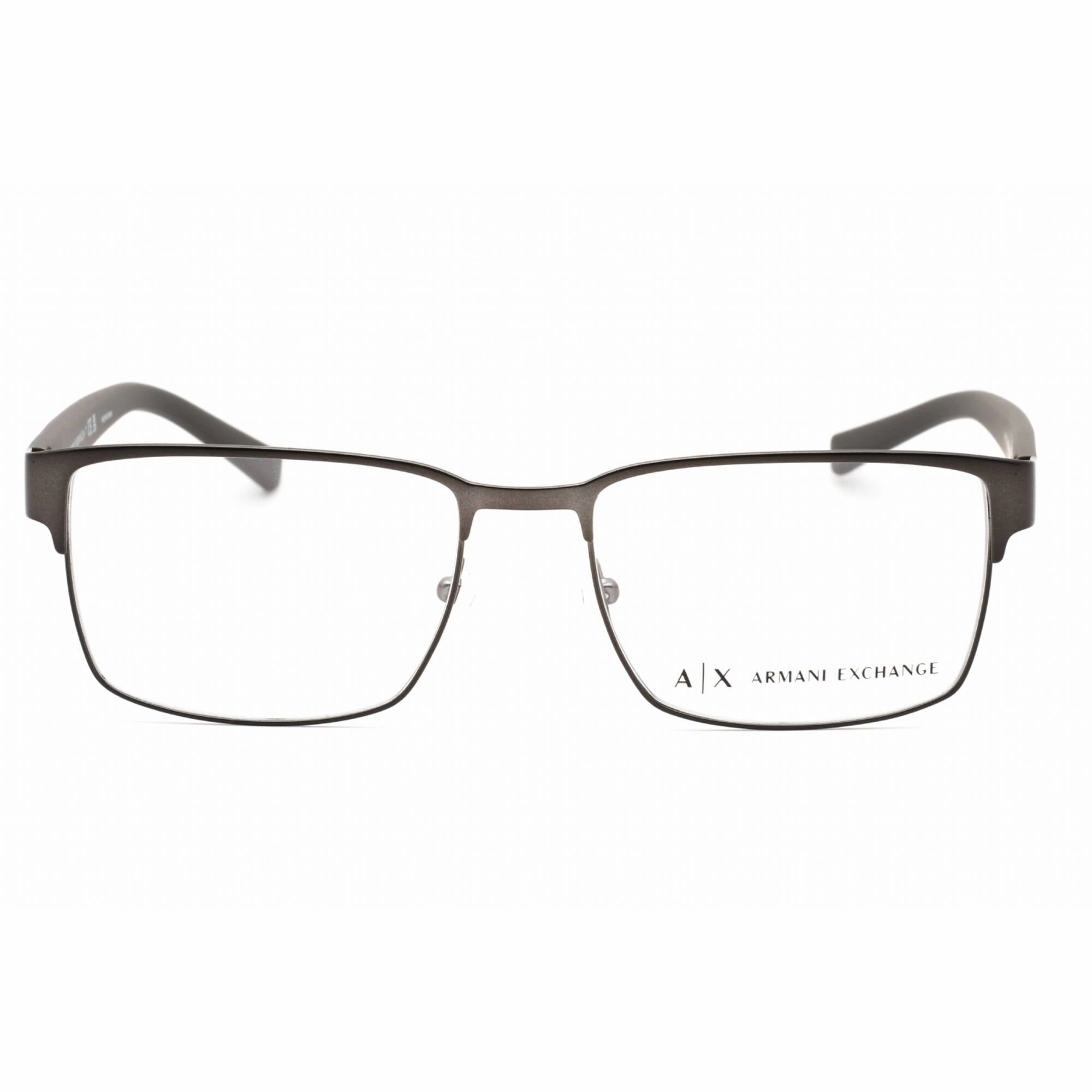 Armani Exchange Men's Eyeglasses - Dark Matte Gunmetal Rectangular | 0AX1019L 6089