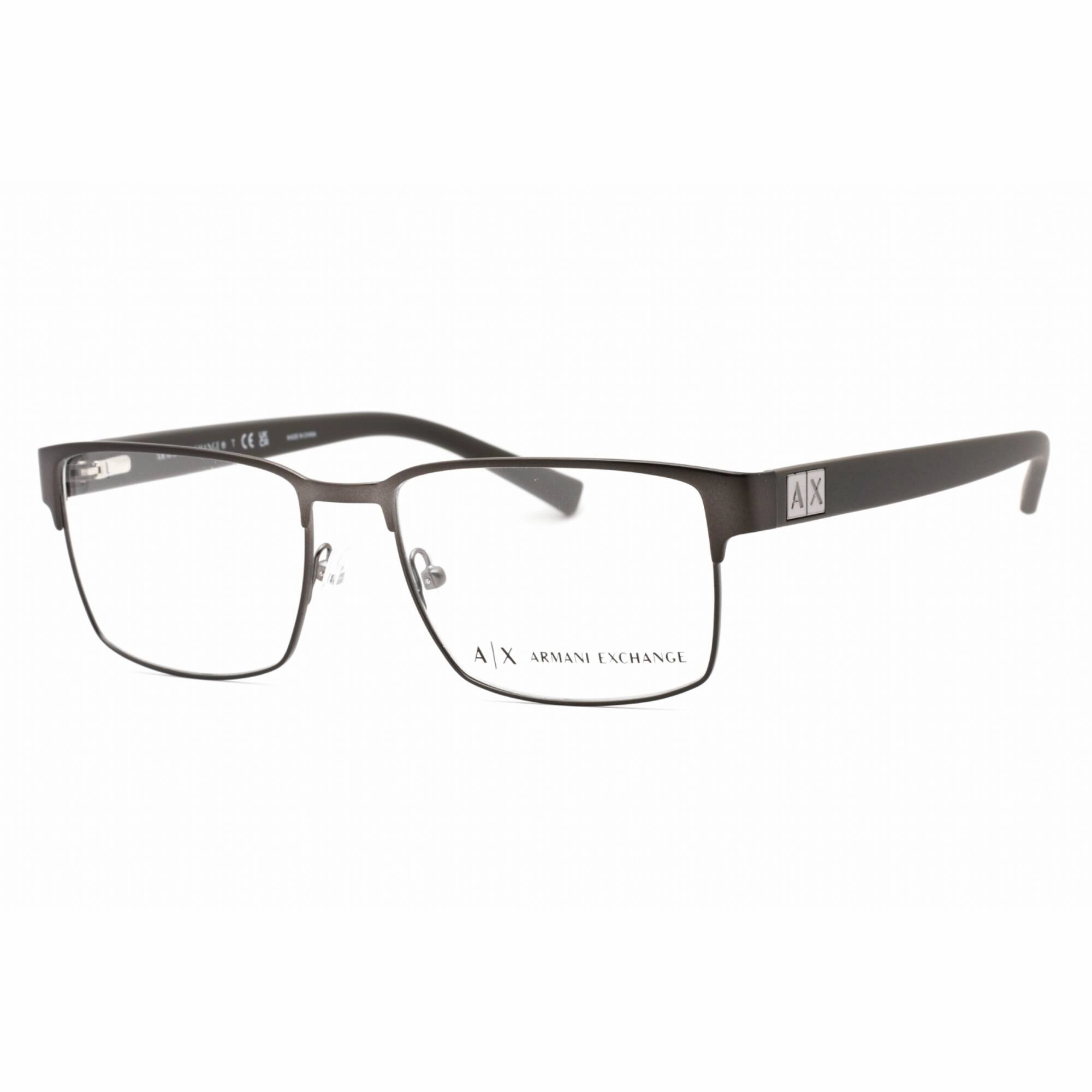 Armani Exchange Men's Eyeglasses - Dark Matte Gunmetal Rectangular | 0AX1019L 6089