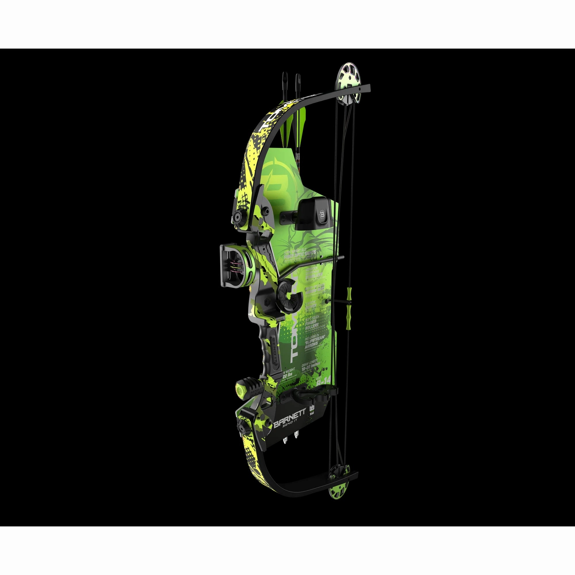 Barnett Outdoors BAR30019 Tomcat G3 Youth Bow Green 17-22 Lbs Draw Weight