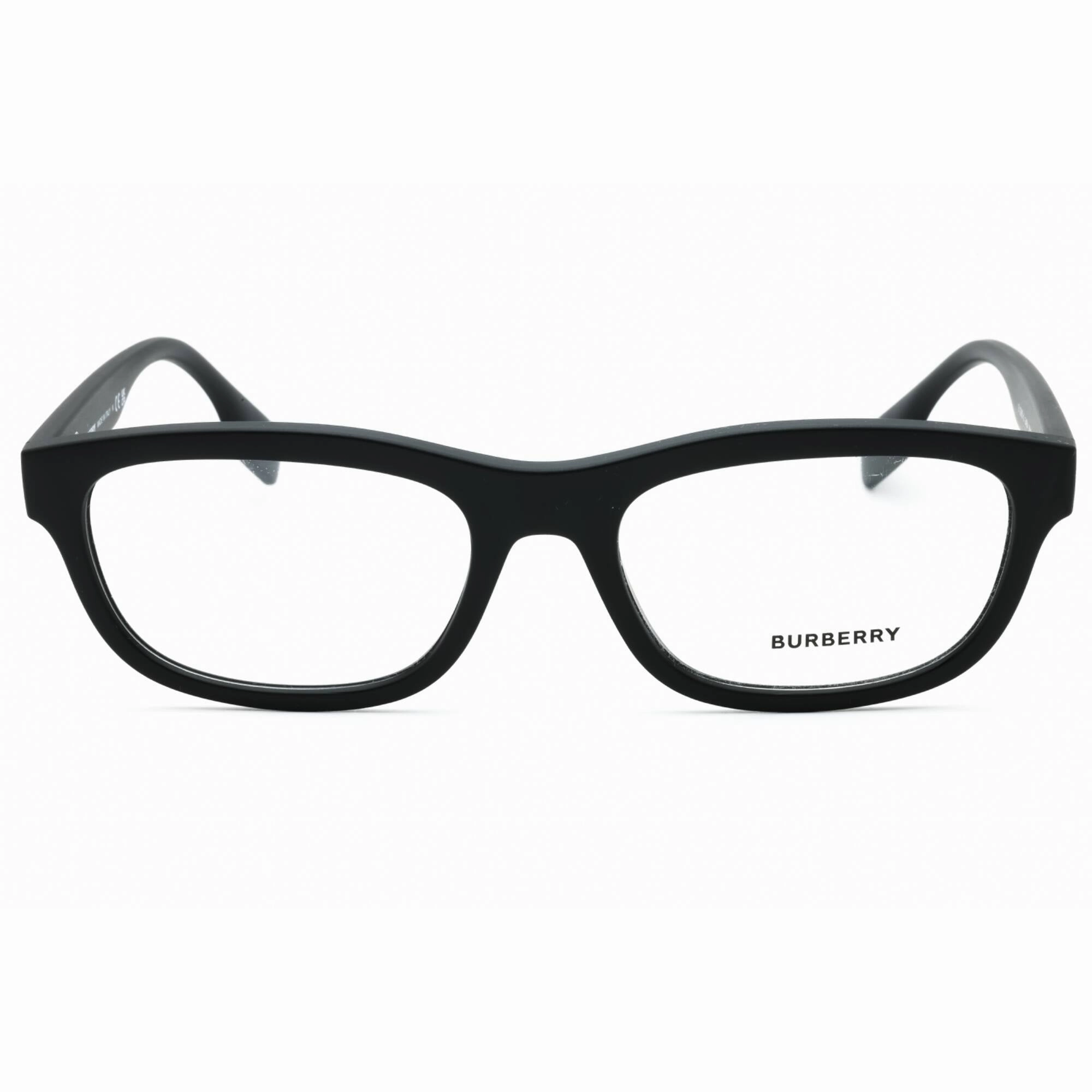 Burberry Men's Eyeglasses - Matte Black Plastic Rectangular Full Rim | 0BE2385U 3464