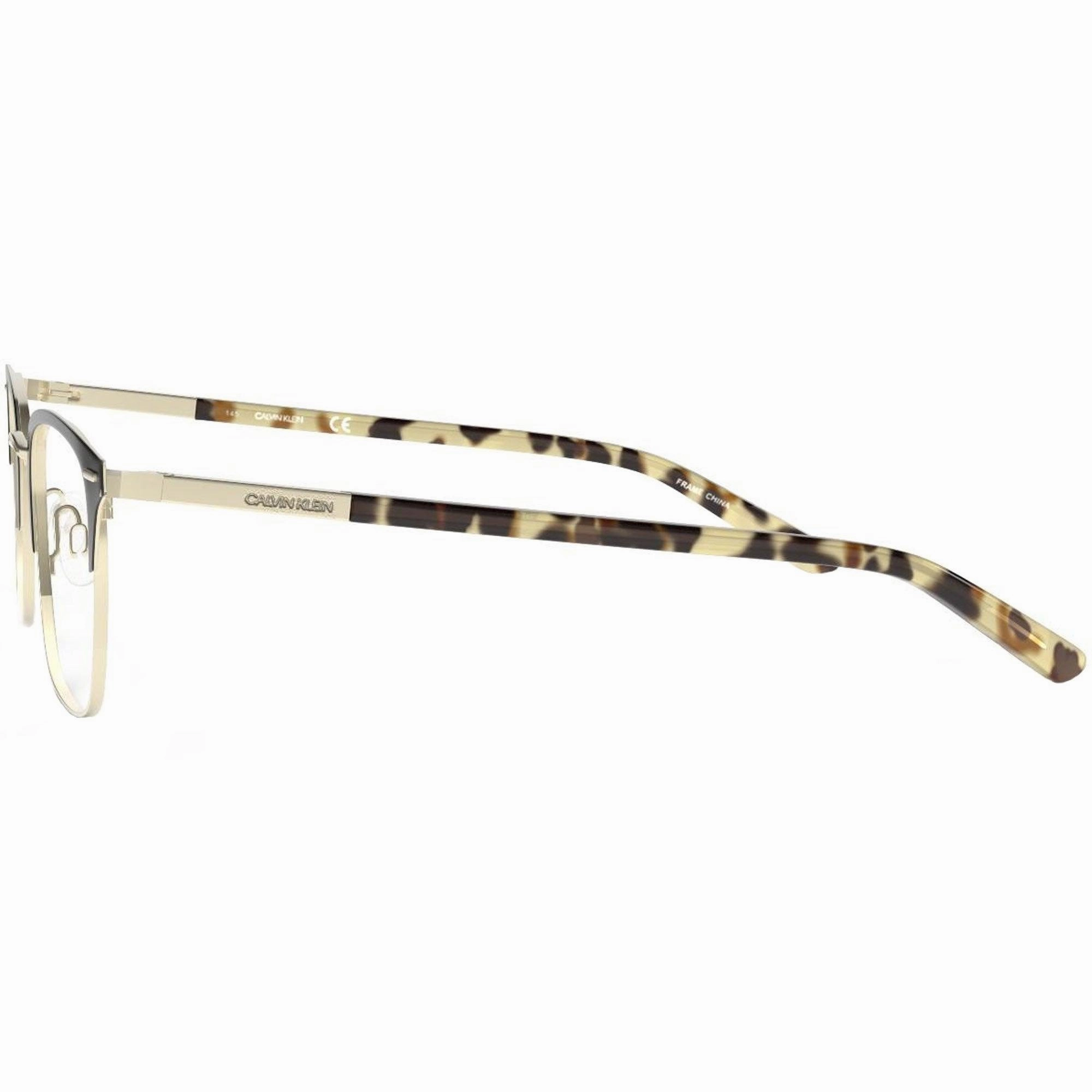 Calvin Klein Men's Eyeglasses - Satin Dark Brown Metal | CALVIN KLEIN CK21302 201