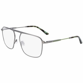 Calvin Klein Men's Eyeglasses - Satin Gunmetal Square Frame | CALVIN KLEIN CK21103 008