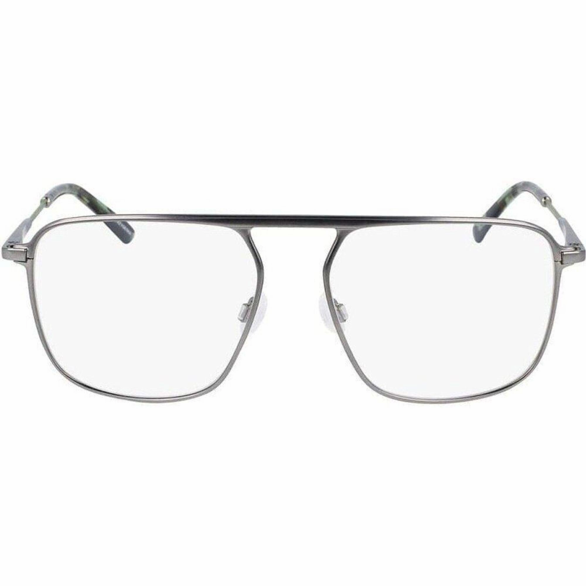 Calvin Klein Men's Eyeglasses - Satin Gunmetal Square Frame | CALVIN KLEIN CK21103 008