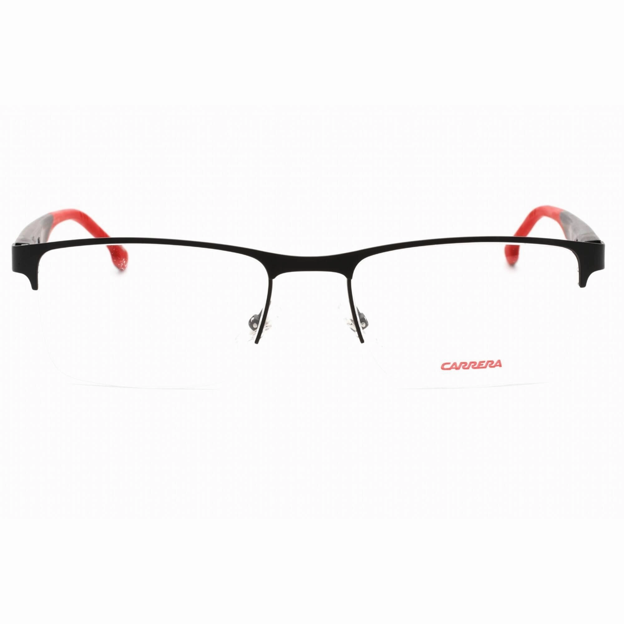 Carrera Men's Eyeglasses - Matte Black Metal Half Rim Frame | CARRERA 8864 0003 00