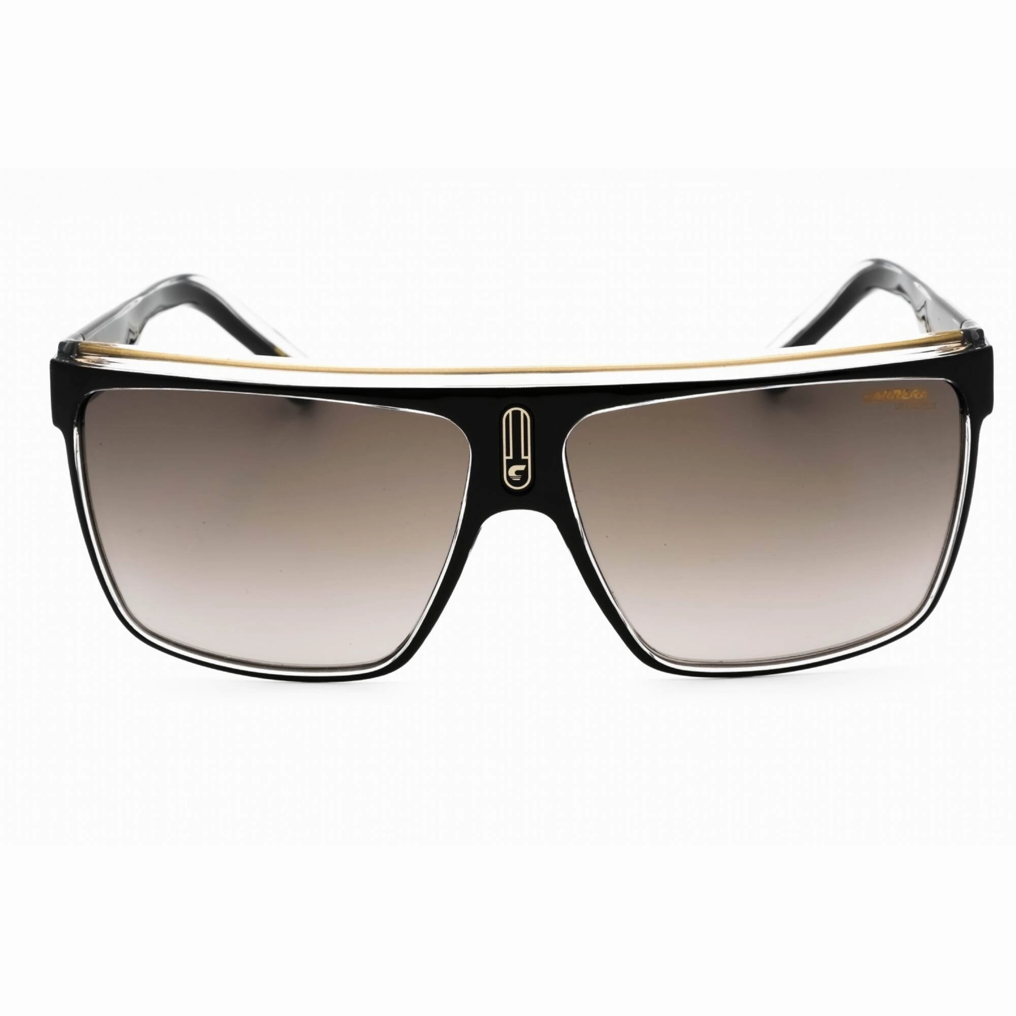 Carrera Men's Sunglasses - Black Gold Rectangular Frame | CARRERA 22/N 02M2 HA