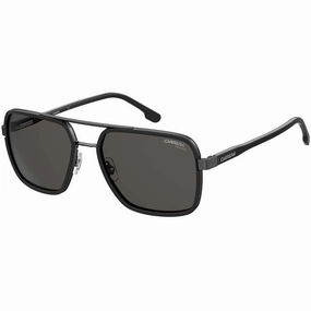 Carrera Men's Sunglasses - Ruthenium Black Plastic Full Rim Navigator | 256/S 0V81