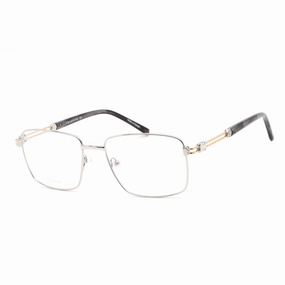 Charriol Men's Eyeglasses - Shiny Silver/Gold Titanium Square Frame | PC75090 C02