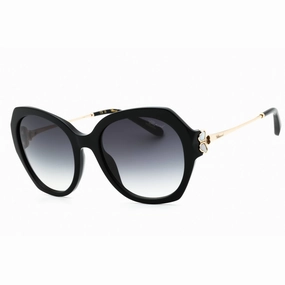Chopard Women's Sunglasses - Shiny Black Acetate Full Rim Oversized | SCH354V 0700