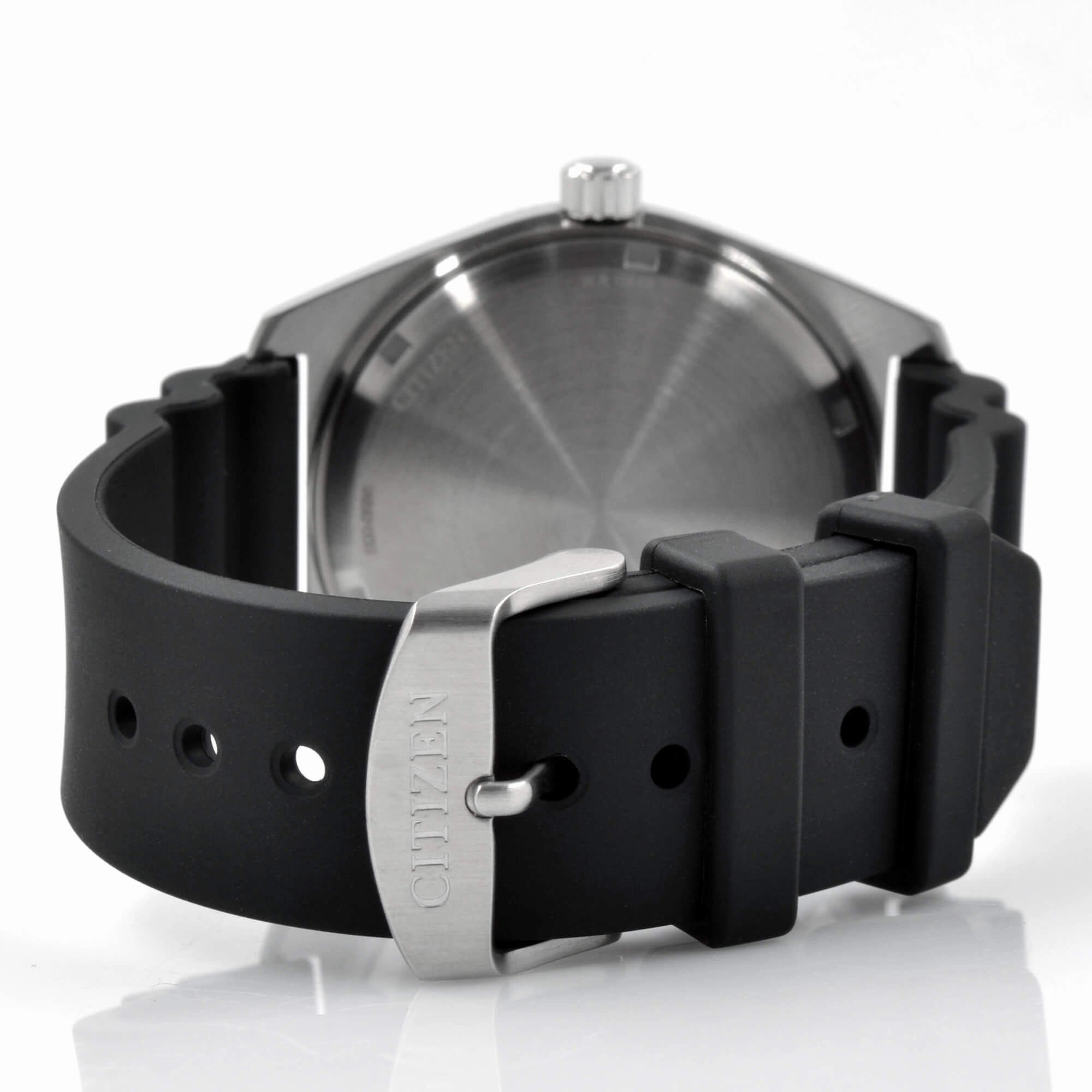 Citizen Men's Watch - Eco-Drive Turquoise Dial Black Polyurethane Strap | AW1760-14X