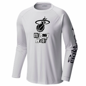 Columbia Miami HEAT Mashup Logo Long Sleeve Tee