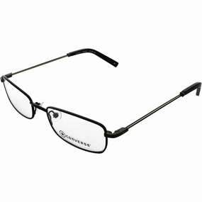Converse Men's Eyeglasses - Green Metal Rectangular Frame Demo Lens | CONVERSE DV GRN
