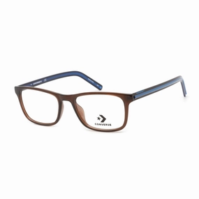 Converse Men's Eyeglasses - Rectangular Crystal Dark Root Plastic Frame | CV5011 201
