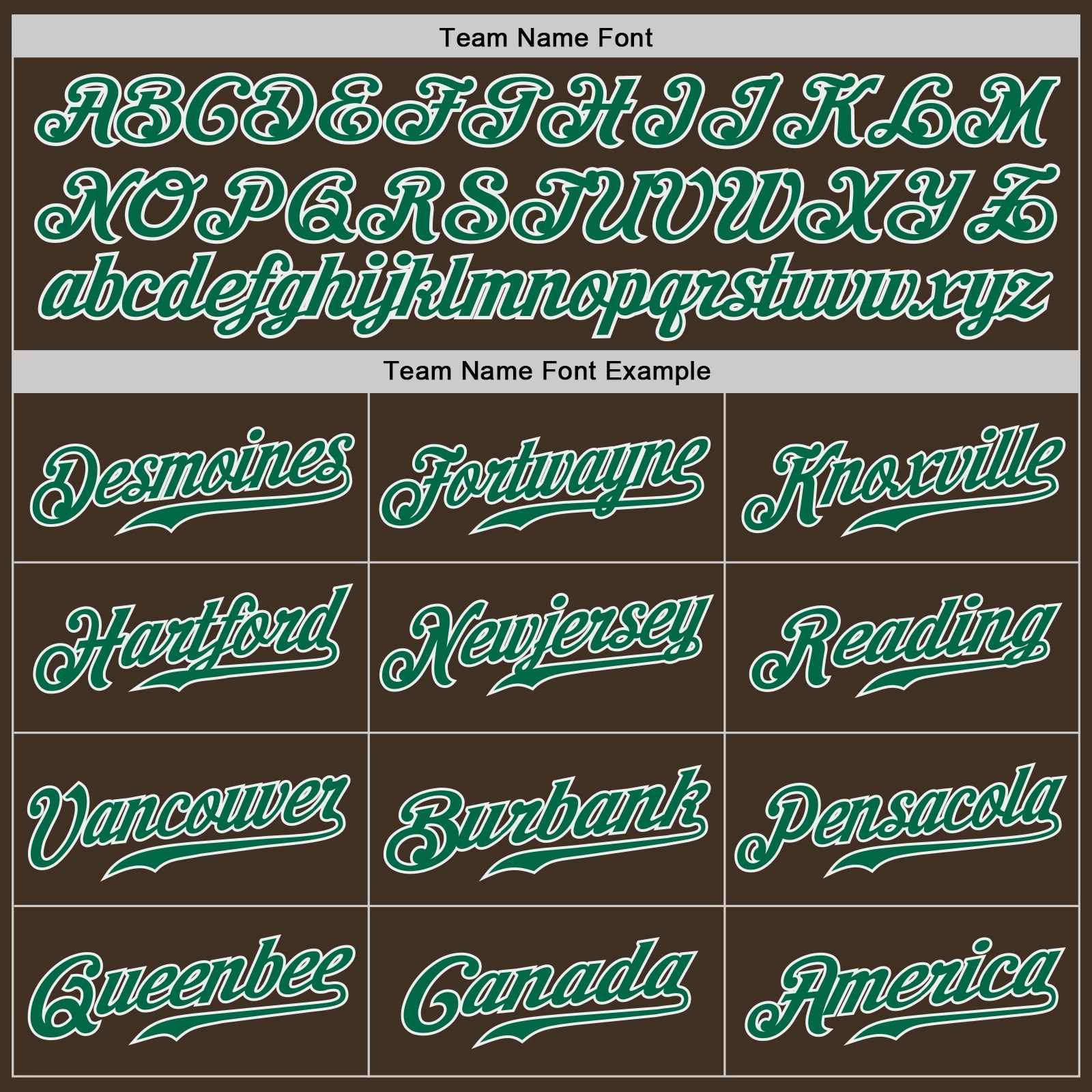 Custom Brown Kelly Green-White Authentic Baseball Jersey