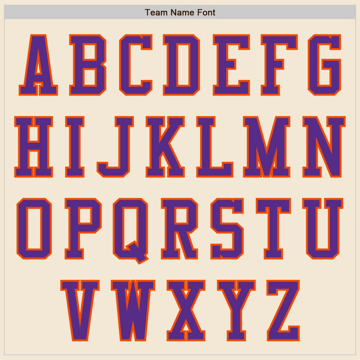 Custom Cream Orange-Purple Authentic Baseball Jersey