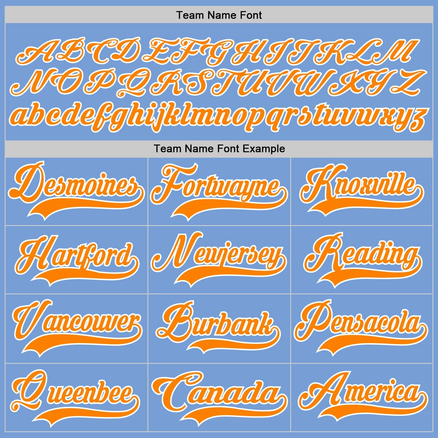 Custom Light Blue Bay Orange-White Hockey Lace Neck Jersey