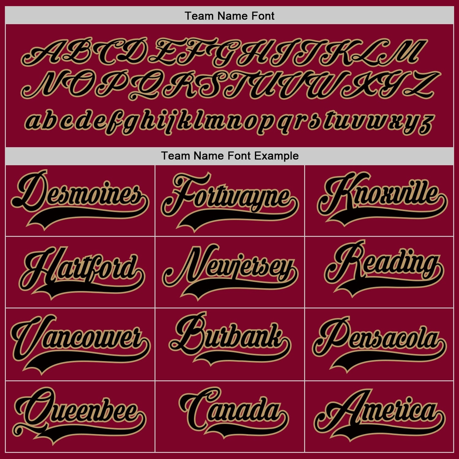 Custom Maroon Black-Old Gold Hockey Jersey