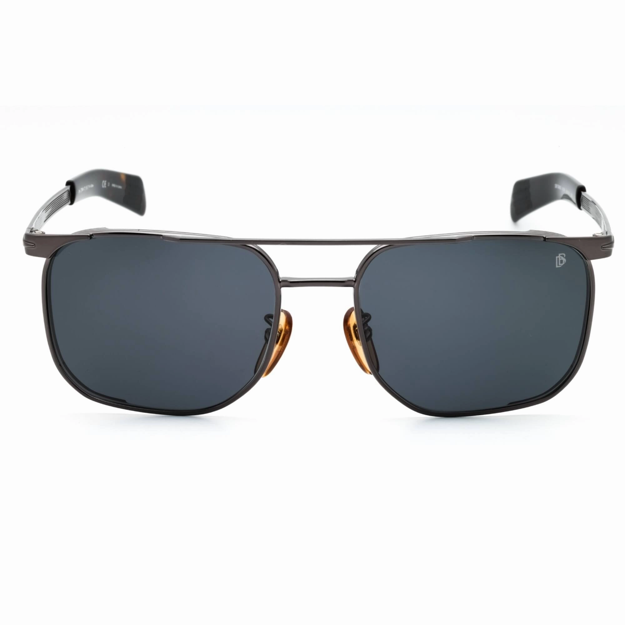 David Beckham Men's Sunglasses - Dark Ruthenium Metal Full Rim Frame | DB 7048/S KJ1