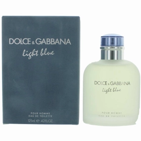 Dolce & Gabbana Men's Eau De Toilette Spray - Light Blue Masculine Scent, 4.2 oz