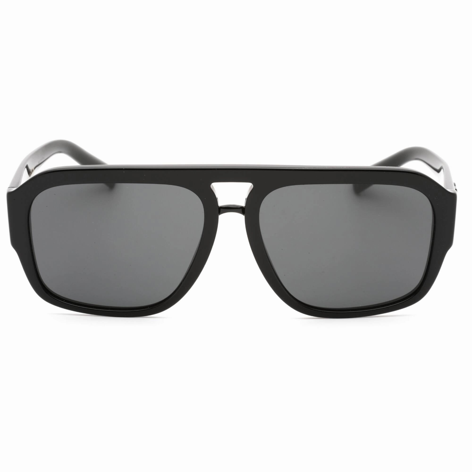 Dolce & Gabbana Men's Sunglasses - Black Frame Dark Grey Lens | 0DG4403 501/87