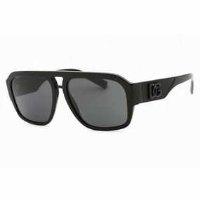 Dolce & Gabbana Men's Sunglasses - Black Frame Dark Grey Lens | 0DG4403 501/87