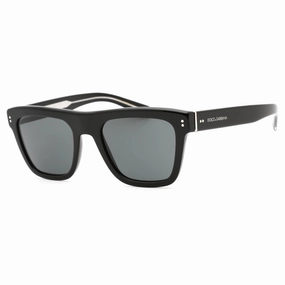 Dolce & Gabbana Men's Sunglasses - Black Plastic Square Shape Frame | 0DG4420 501/87