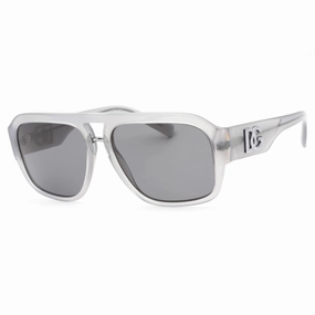 Dolce & Gabbana Men's Sunglasses - Opal Grey Pilot Full Rim Frame | 0DG4403 342181