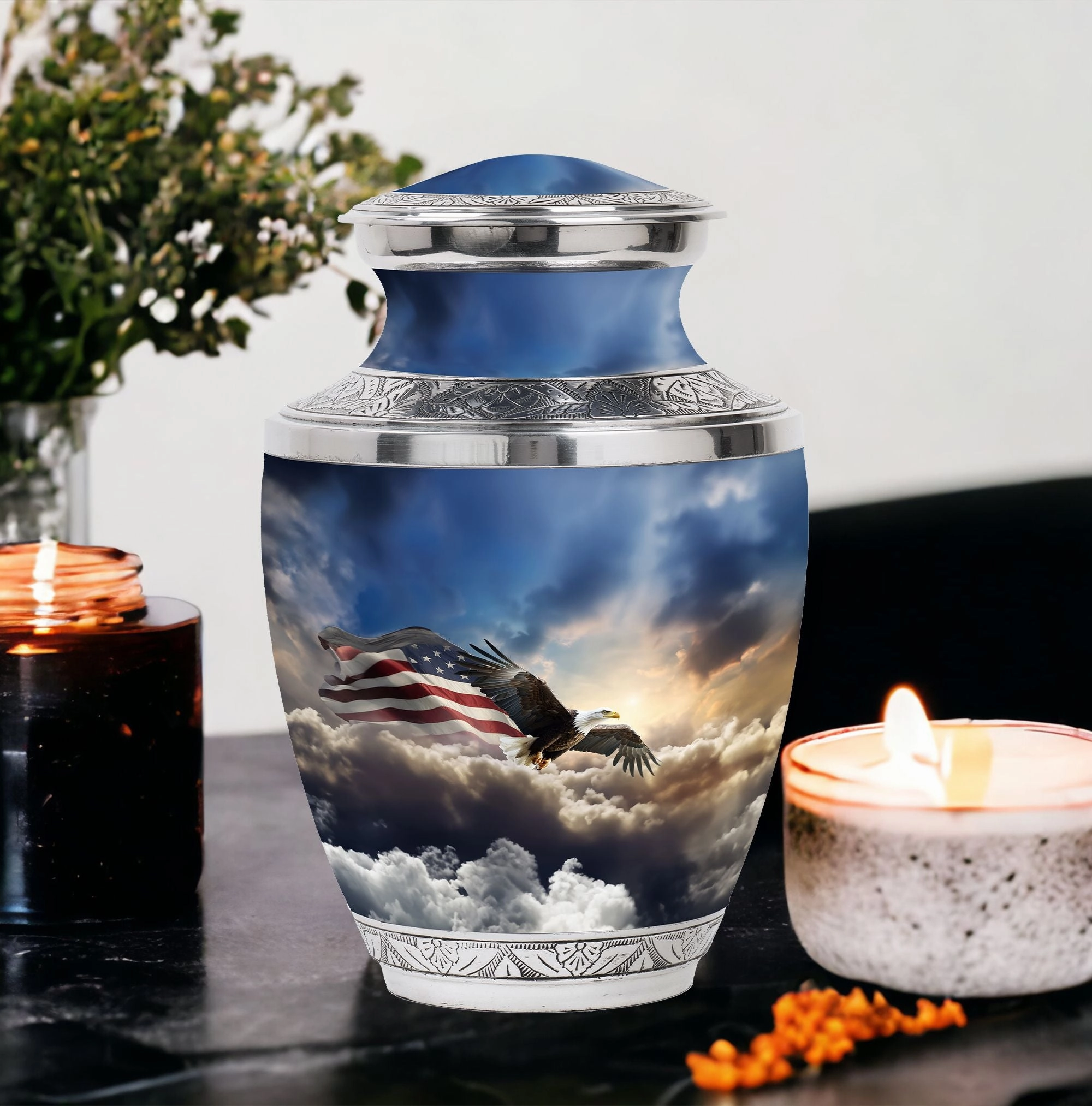 Eagle Eternal Rest Memorial Urn - Commemorating Lasting Memories