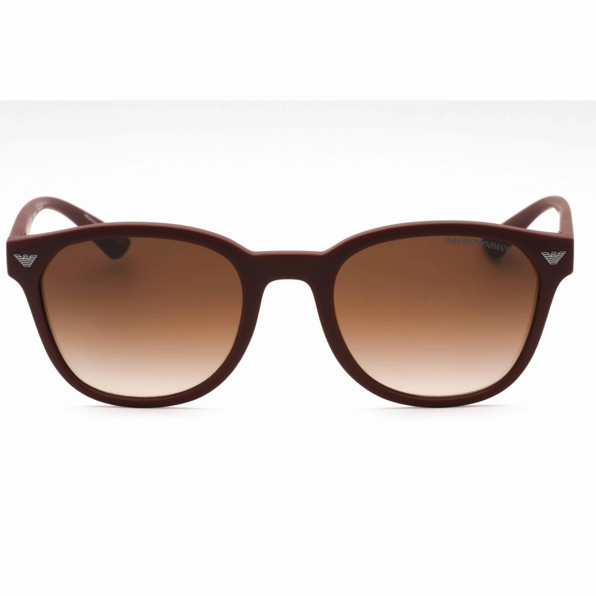 Emporio Armani Men's Sunglasses - Matte Bordeaux Oval Full Rim Frame | 0EA4225U 610113