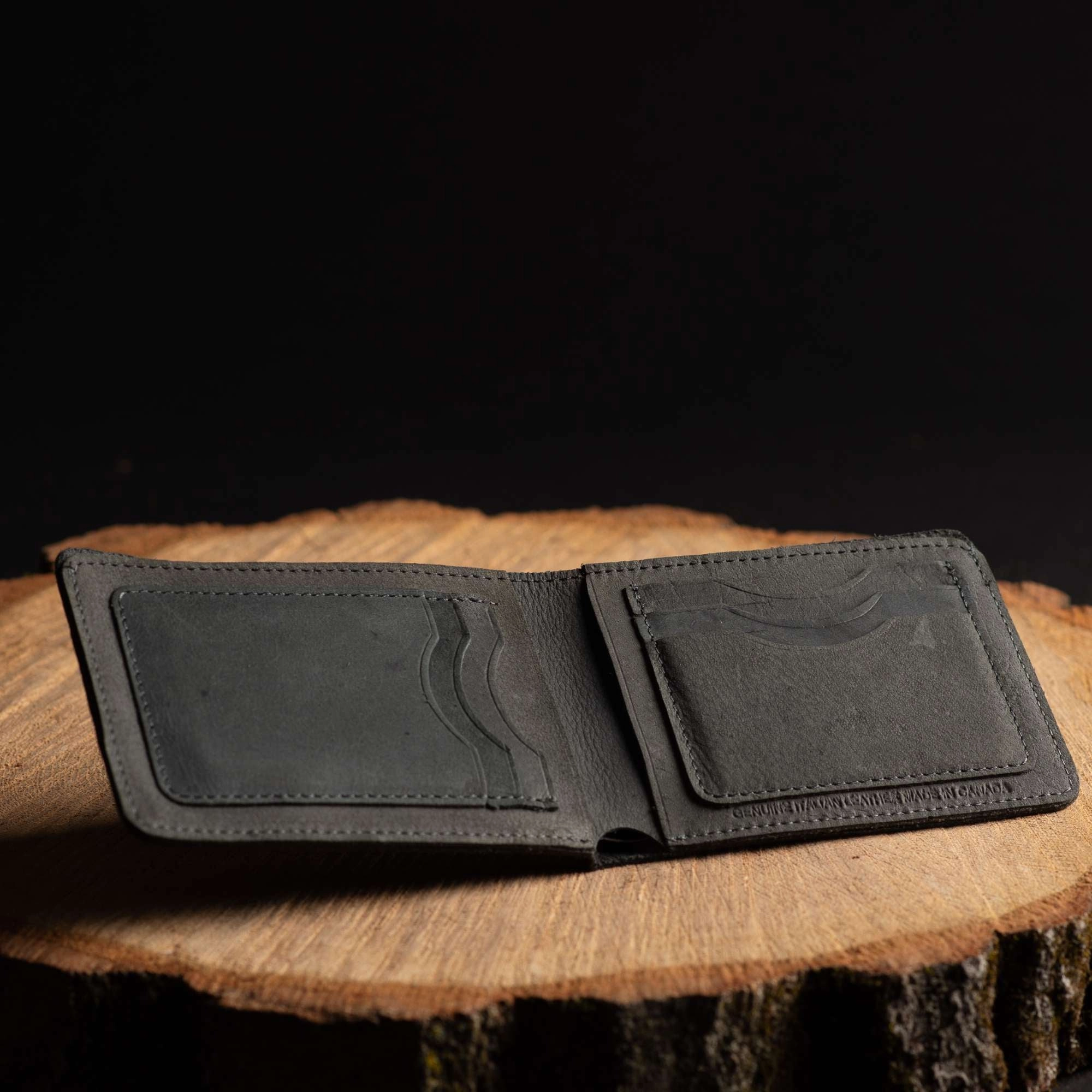 Flex - Espresso Brown Full-Grain Distressed Leather Flexible Wallet