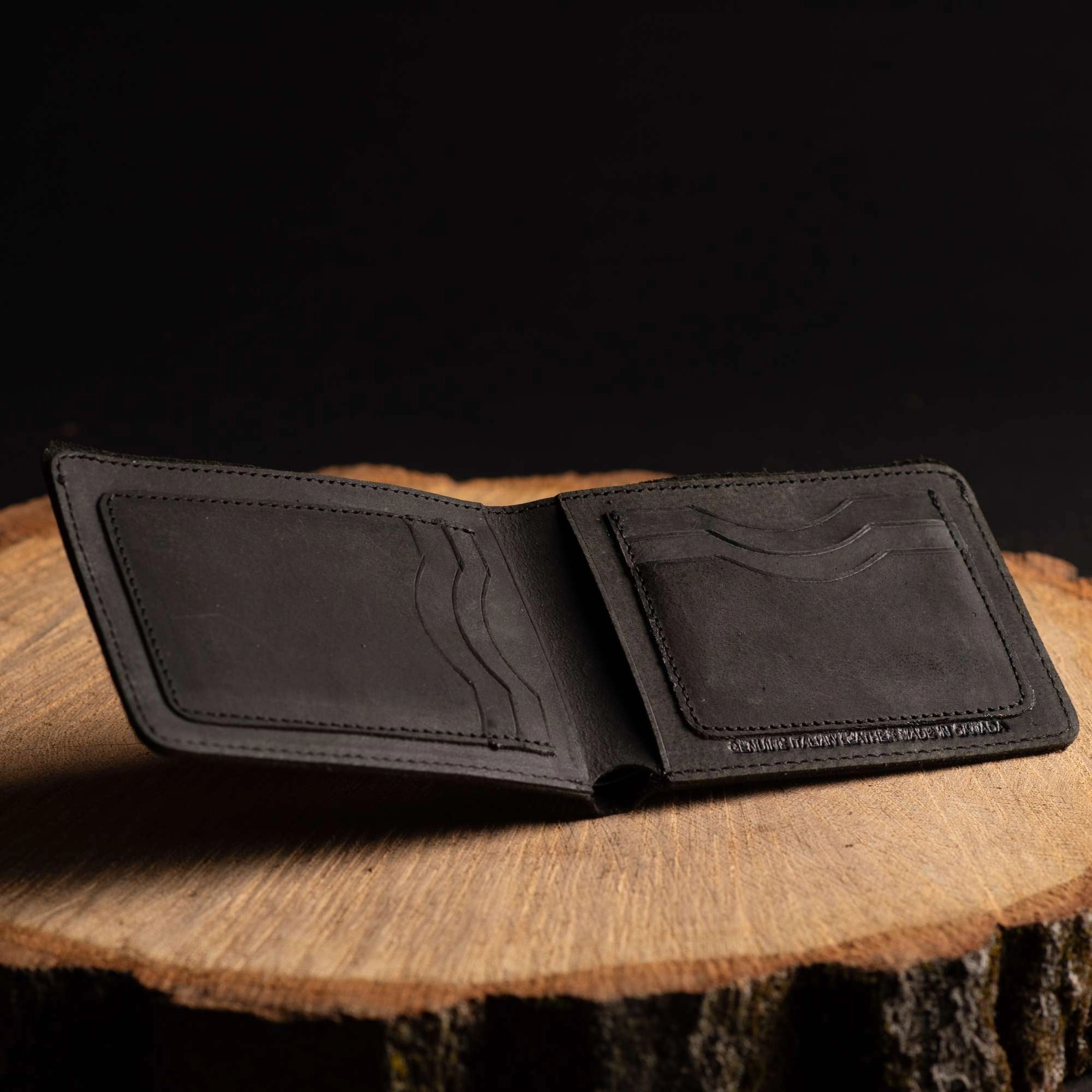 Flex - Espresso Brown Full-Grain Distressed Leather Flexible Wallet