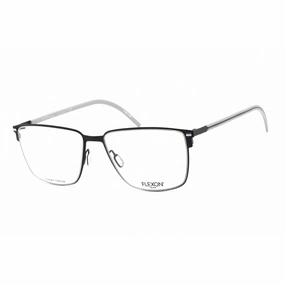Flexon Men's Eyeglasses - Full Rim Rectangular Navy Metal Frame | FLEXON B2076 412
