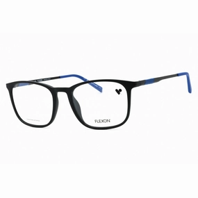 Flexon Men's Eyeglasses - Matte Black Full Rim Rectangular Frame | FLEXON EP8017 002