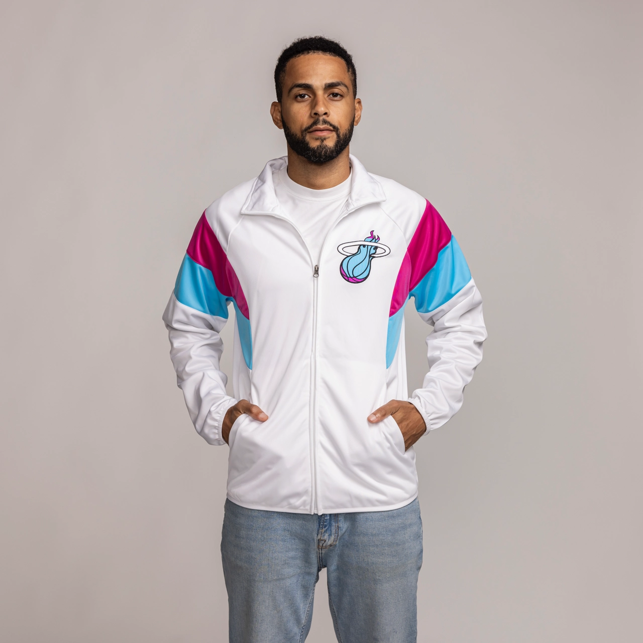 G-III Sports Miami HEAT Original Vice Full Zip Jacket