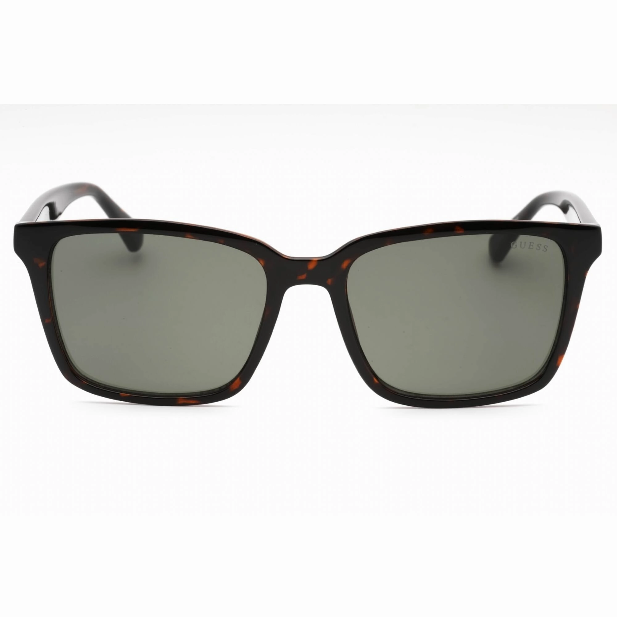 Guess Factory Men's Sunglasses - Dark Havana Plastic Rectangular Frame | GF5097 52N