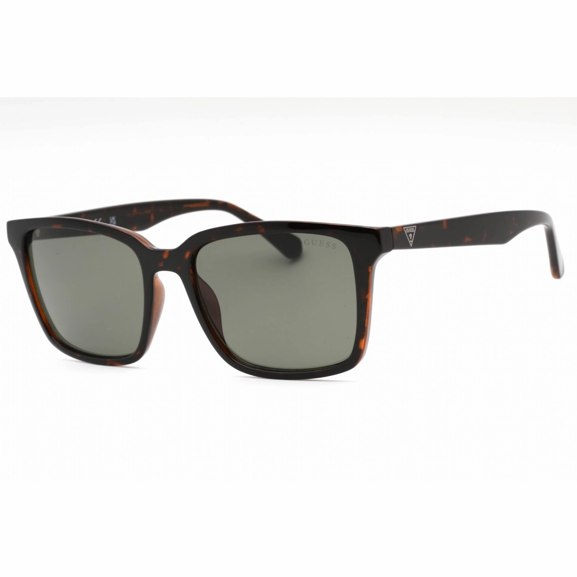 Guess Factory Men's Sunglasses - Dark Havana Plastic Rectangular Frame | GF5097 52N